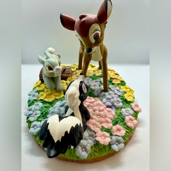 Walt Disney's Animated Classics Bambi with Thumper & Flower Figurine - Picture 2 of 8